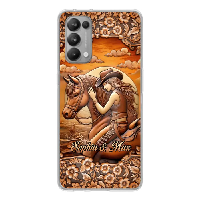 Custom Personalized Horse Girl Phone Case - Gift Idea For Horse Lover - Case For Xiaomi/ Oppo/ Huawei