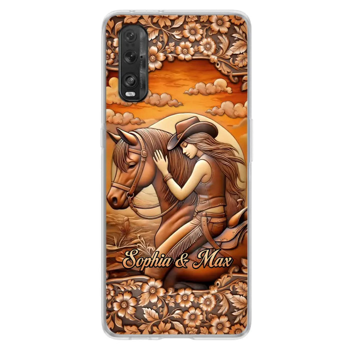 Custom Personalized Horse Girl Phone Case - Gift Idea For Horse Lover - Case For Xiaomi/ Oppo/ Huawei