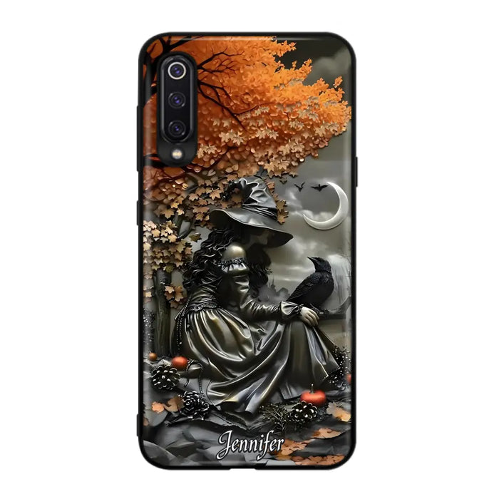 Custom Personalized Witch Phone Case - Halloween/ Birthday Gift Idea For Yourself, Women, Witch Lovers - Case For Xiaomi/ Oppo/ Huawei