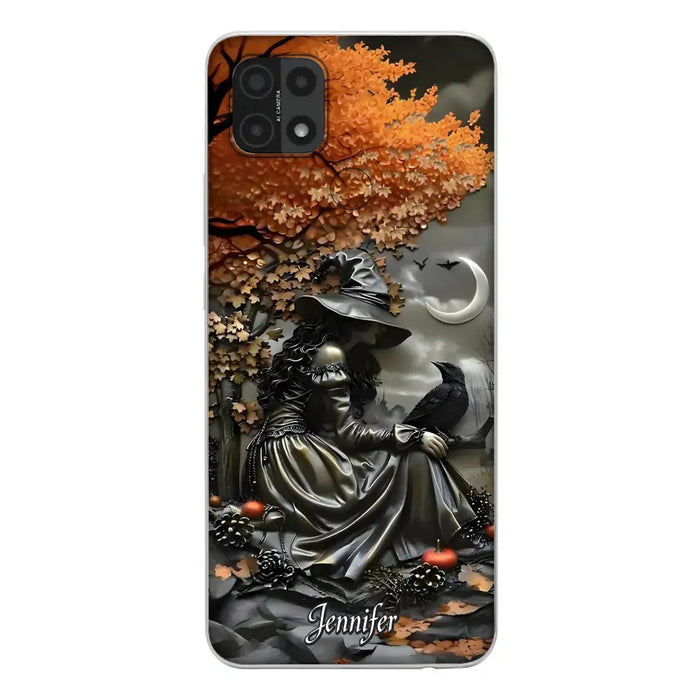 Custom Personalized Witch Phone Case - Halloween/ Birthday Gift Idea For Yourself, Women, Witch Lovers - Case For Xiaomi/ Oppo/ Huawei