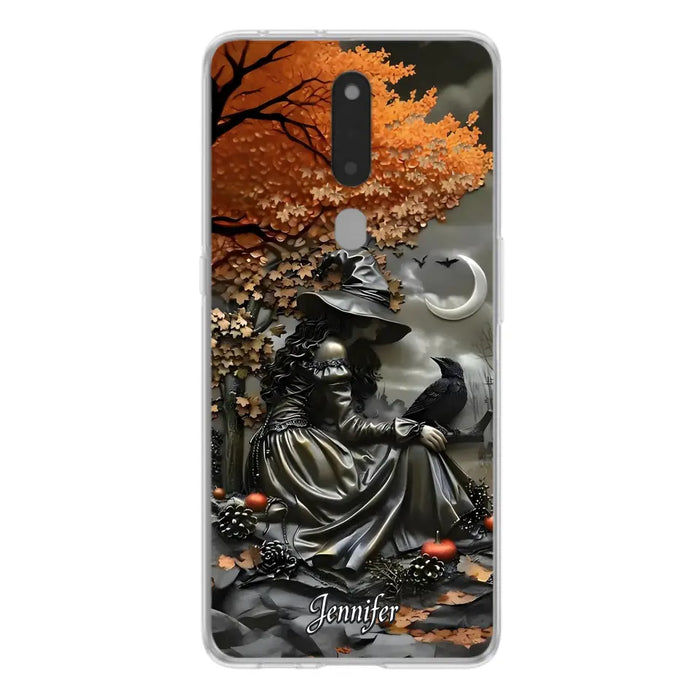 Custom Personalized Witch Phone Case - Halloween/ Birthday Gift Idea For Yourself, Women, Witch Lovers - Case For Xiaomi/ Oppo/ Huawei