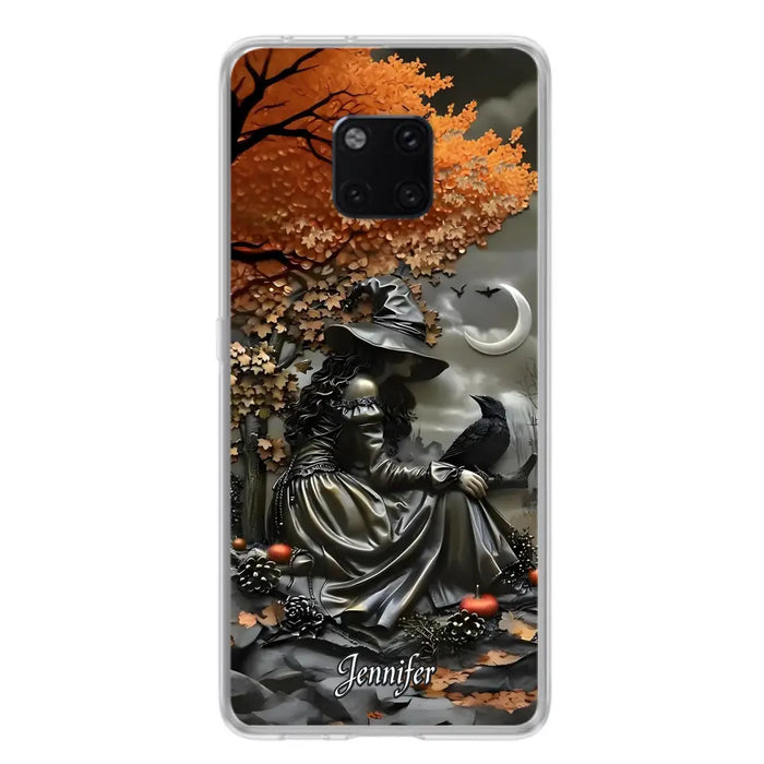 Custom Personalized Witch Phone Case - Halloween/ Birthday Gift Idea For Yourself, Women, Witch Lovers - Case For Xiaomi/ Oppo/ Huawei