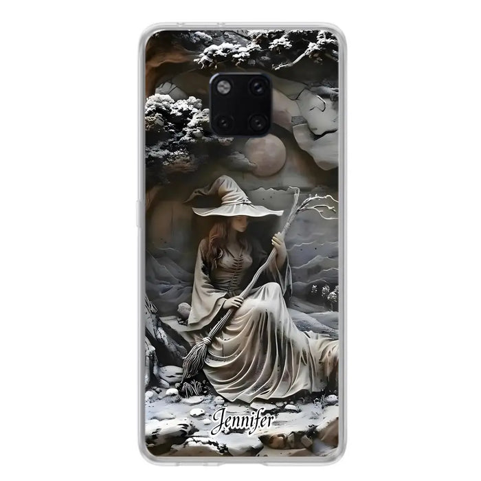 Custom Personalized Witch Phone Case - Halloween/ Birthday Gift Idea For Yourself, Witch Lovers - Case For Xiaomi/ Oppo/ Huawei