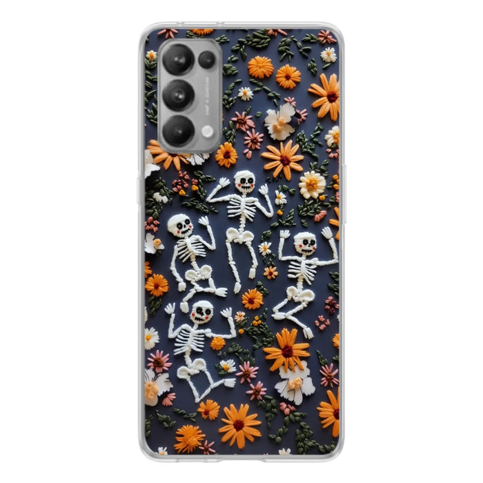 Custom Personalized 3D Skeleton Phone Case - Halloween Gift Idea - Case For Xiaomi/ Oppo/ Huawei