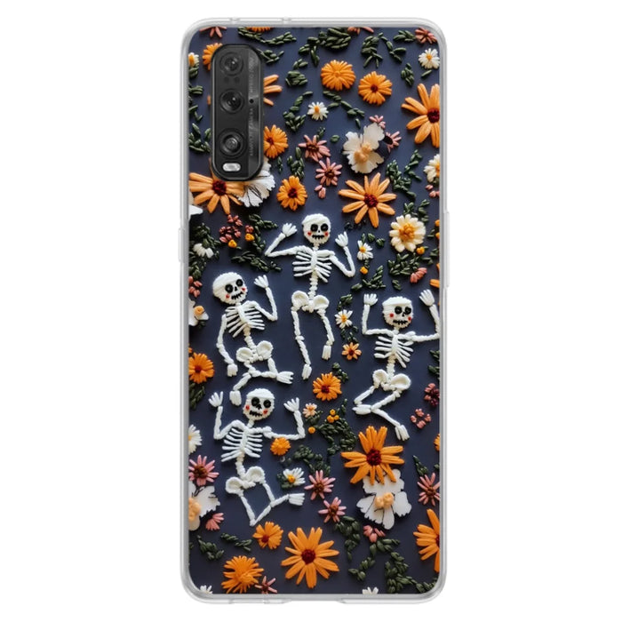 Custom Personalized 3D Skeleton Phone Case - Halloween Gift Idea - Case For Xiaomi/ Oppo/ Huawei