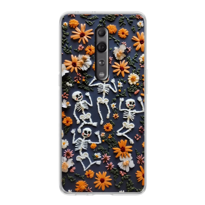 Custom Personalized 3D Skeleton Phone Case - Halloween Gift Idea - Case For Xiaomi/ Oppo/ Huawei