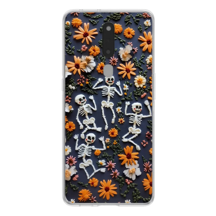 Custom Personalized 3D Skeleton Phone Case - Halloween Gift Idea - Case For Xiaomi/ Oppo/ Huawei