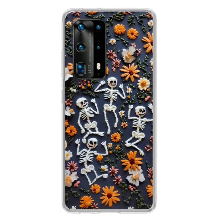 Custom Personalized 3D Skeleton Phone Case - Halloween Gift Idea - Case For Xiaomi/ Oppo/ Huawei