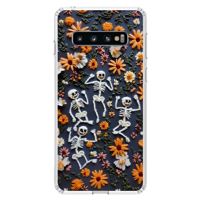 Custom Personalized 3D Skeleton Phone Case - Halloween Gift Idea - Case For iPhone/ Samsung