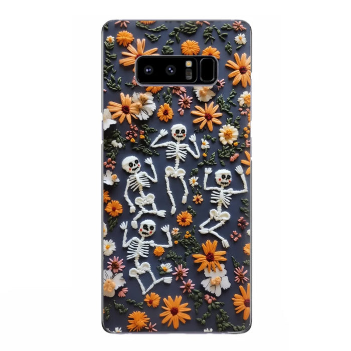 Custom Personalized 3D Skeleton Phone Case - Halloween Gift Idea - Case For iPhone/ Samsung