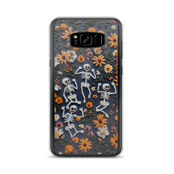 Custom Personalized 3D Skeleton Phone Case - Halloween Gift Idea - Case For iPhone/ Samsung