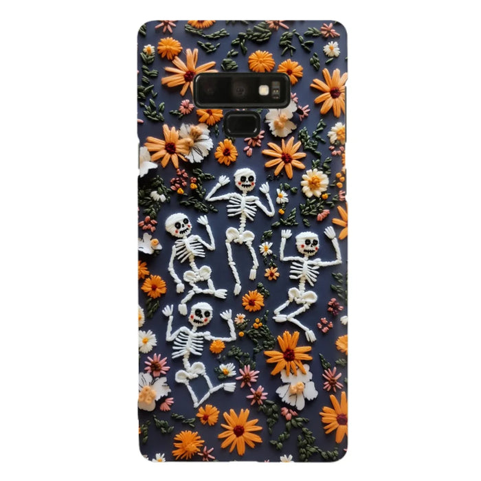 Custom Personalized 3D Skeleton Phone Case - Halloween Gift Idea - Case For iPhone/ Samsung