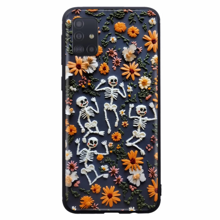 Custom Personalized 3D Skeleton Phone Case - Halloween Gift Idea - Case For iPhone/ Samsung