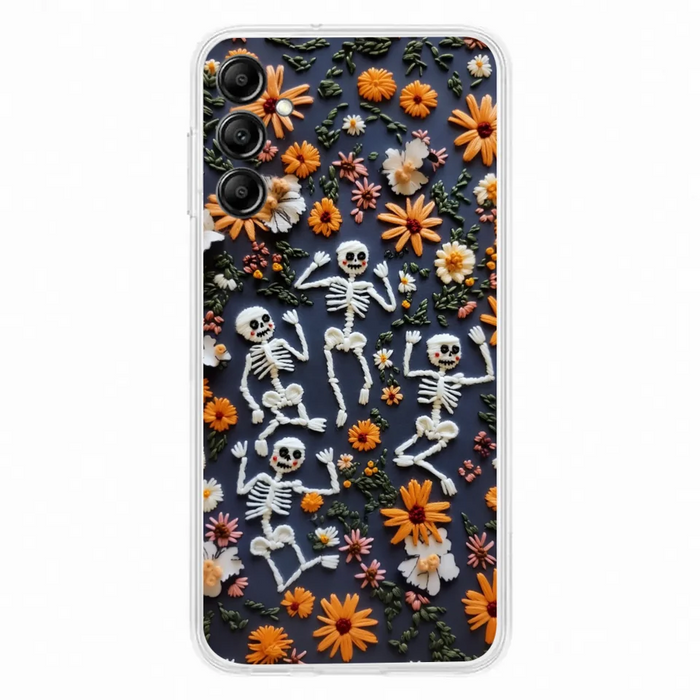 Custom Personalized 3D Skeleton Phone Case - Halloween Gift Idea - Case For iPhone/ Samsung