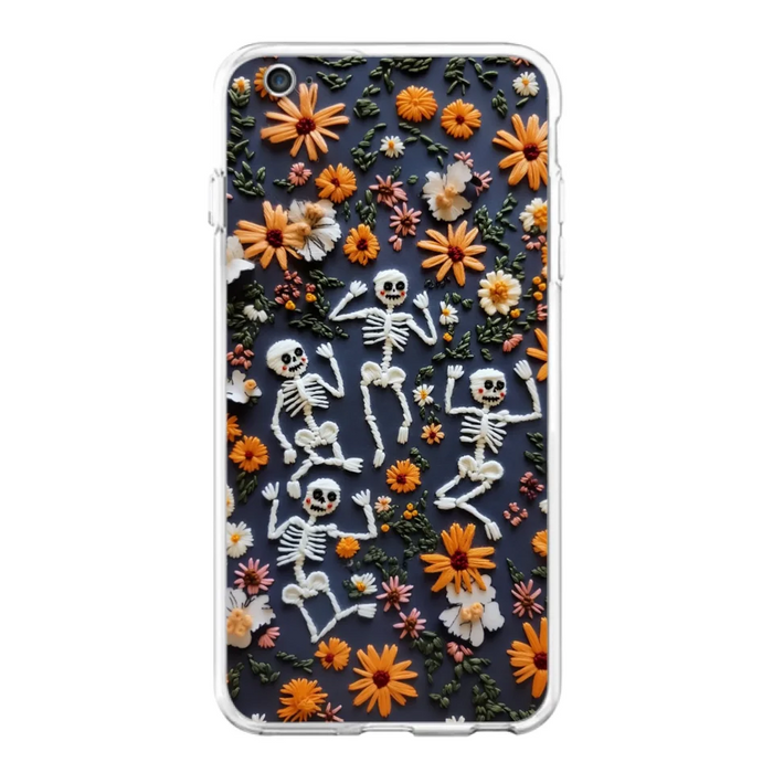 Custom Personalized 3D Skeleton Phone Case - Halloween Gift Idea - Case For iPhone/ Samsung