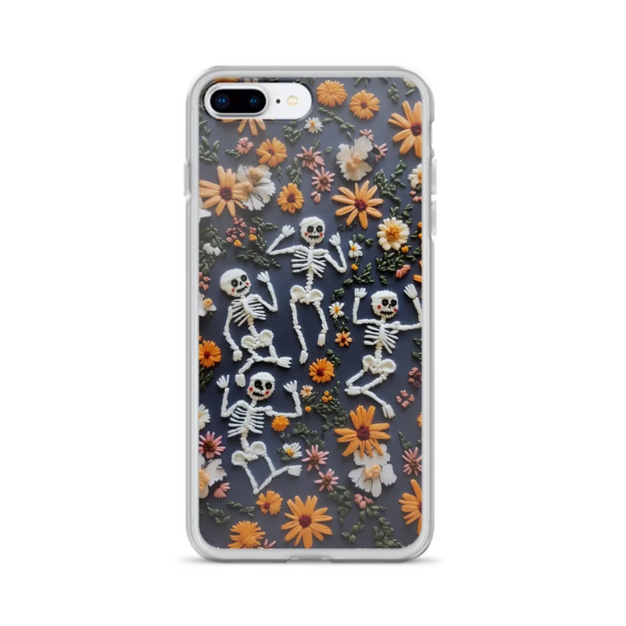 Custom Personalized 3D Skeleton Phone Case - Halloween Gift Idea - Case For iPhone/ Samsung