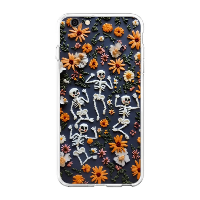 Custom Personalized 3D Skeleton Phone Case - Halloween Gift Idea - Case For iPhone/ Samsung