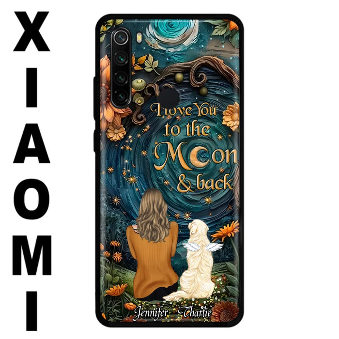 Custom Personalized Galaxy Night Phone Case - Gift Idea For Pet Owner - Case For Xiaomi/ Oppo/ Huawei - I Love You To The Moon & Back