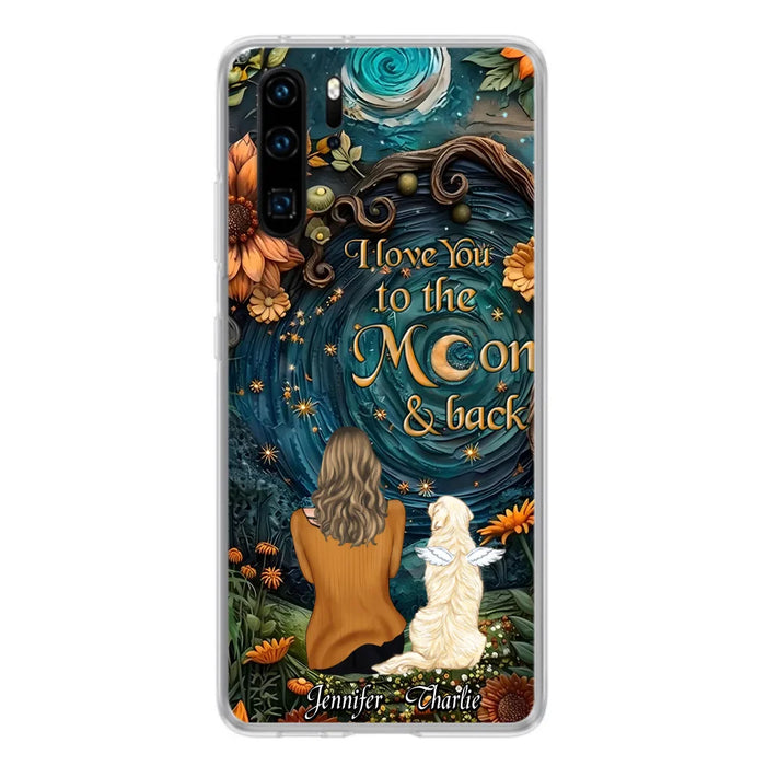 Custom Personalized Galaxy Night Phone Case - Gift Idea For Pet Owner - Case For Xiaomi/ Oppo/ Huawei - I Love You To The Moon & Back