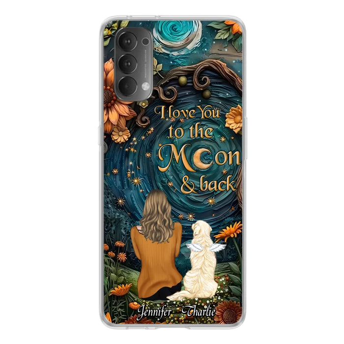 Custom Personalized Galaxy Night Phone Case - Gift Idea For Pet Owner - Case For Xiaomi/ Oppo/ Huawei - I Love You To The Moon & Back