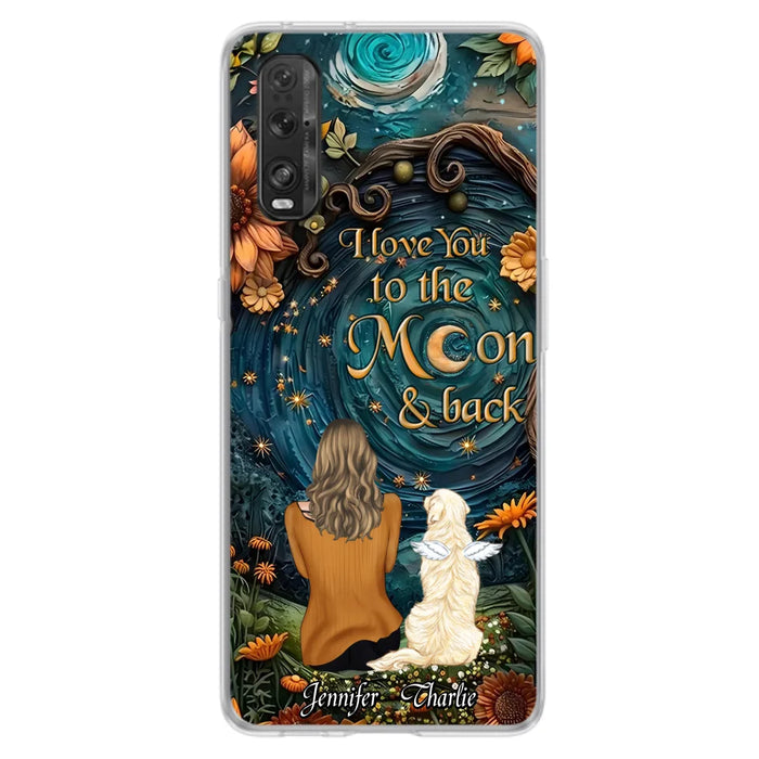 Custom Personalized Galaxy Night Phone Case - Gift Idea For Pet Owner - Case For Xiaomi/ Oppo/ Huawei - I Love You To The Moon & Back