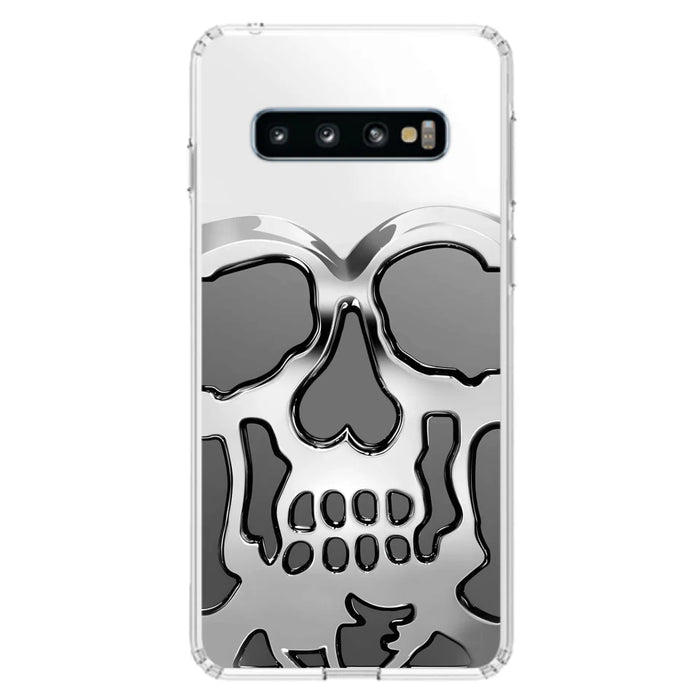 Custom Personalized Veteran Skull Metalic Phone Case - Gift Idea For Veteran - Case For iPhone/ Samsung