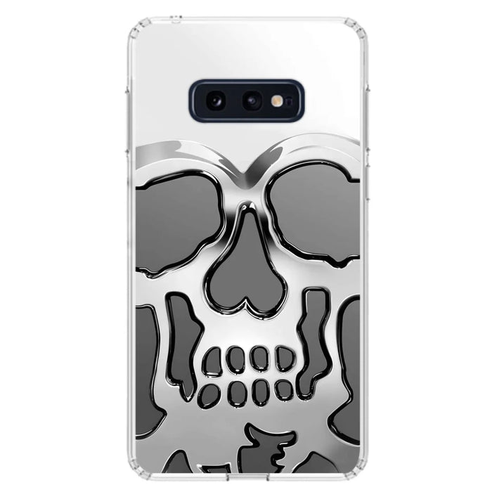 Custom Personalized Veteran Skull Metalic Phone Case - Gift Idea For Veteran - Case For iPhone/ Samsung