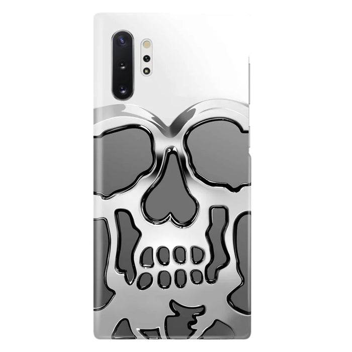 Custom Personalized Veteran Skull Metalic Phone Case - Gift Idea For Veteran - Case For iPhone/ Samsung