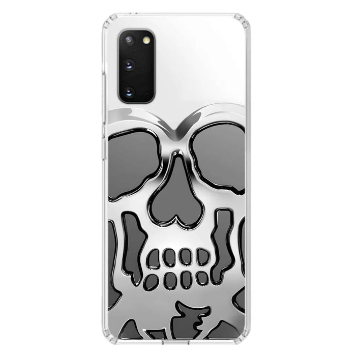 Custom Personalized Veteran Skull Metalic Phone Case - Gift Idea For Veteran - Case For iPhone/ Samsung