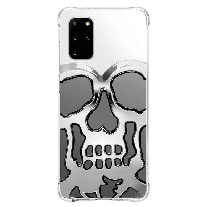 Custom Personalized Veteran Skull Metalic Phone Case - Gift Idea For Veteran - Case For iPhone/ Samsung