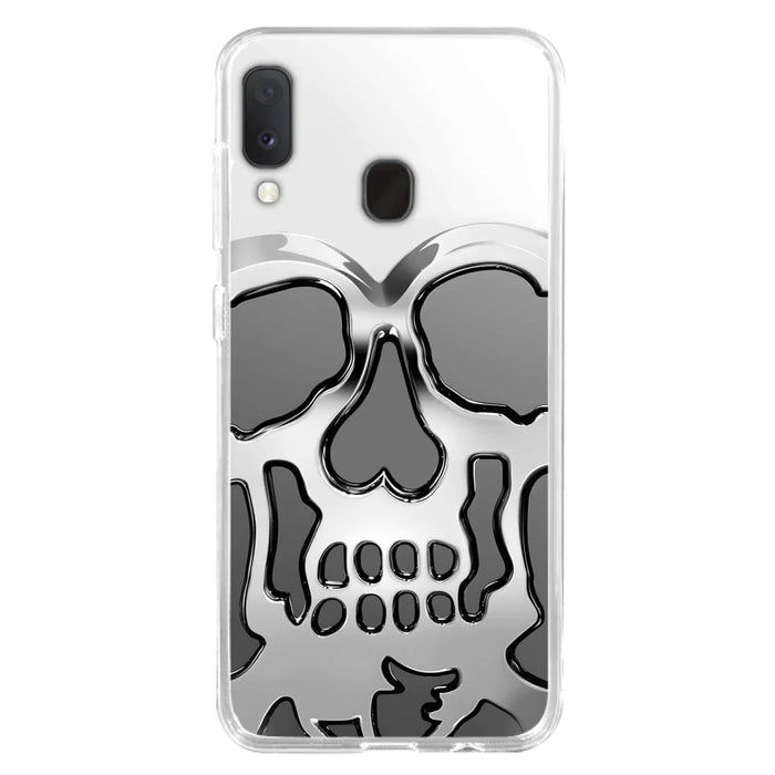 Custom Personalized Veteran Skull Metalic Phone Case - Gift Idea For Veteran - Case For iPhone/ Samsung