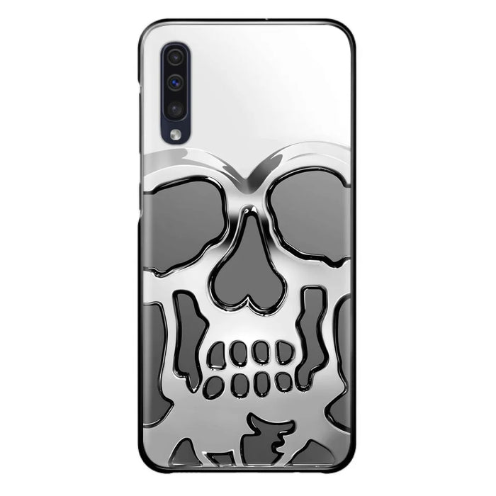 Custom Personalized Veteran Skull Metalic Phone Case - Gift Idea For Veteran - Case For iPhone/ Samsung