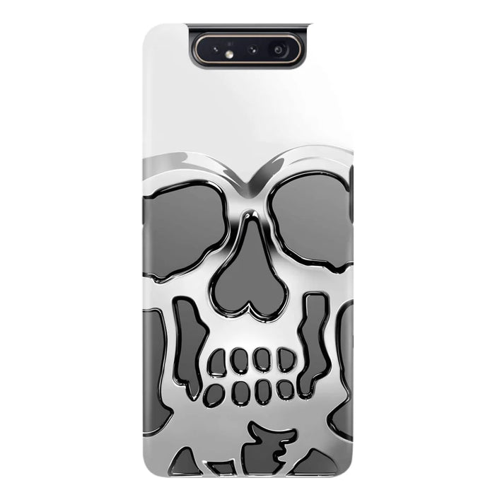 Custom Personalized Veteran Skull Metalic Phone Case - Gift Idea For Veteran - Case For iPhone/ Samsung