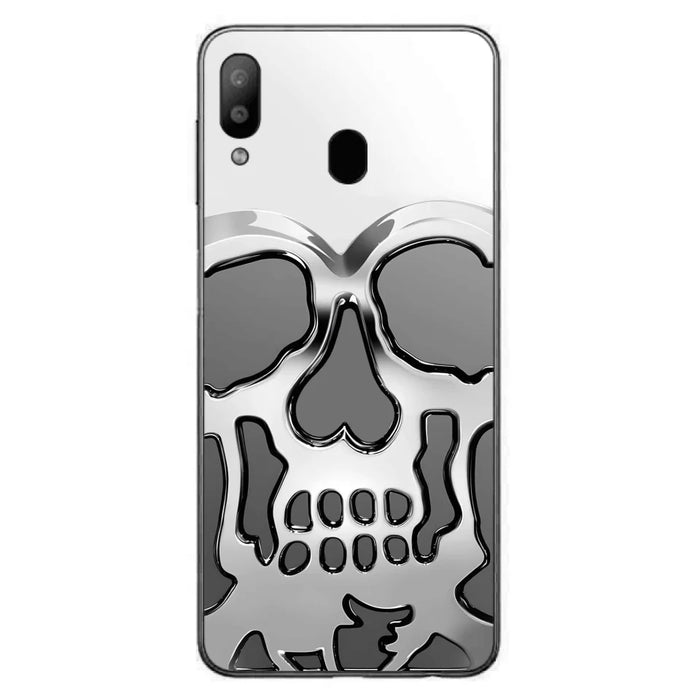 Custom Personalized Veteran Skull Metalic Phone Case - Gift Idea For Veteran - Case For iPhone/ Samsung