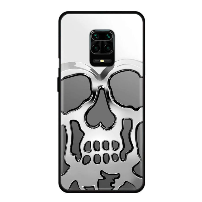 Custom Personalized Veteran Skull Metalic Phone Case - Gift Idea For Veteran - Case For Xiaomi/ Oppo/ Huawei