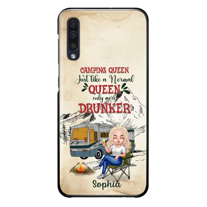 Custom Personalized Camping Queen Phone Case - Gift Idea For Camping Lovers - Camping Queen Classy Sassy And A Bit Smart Assy - Case For iPhone And Samsung