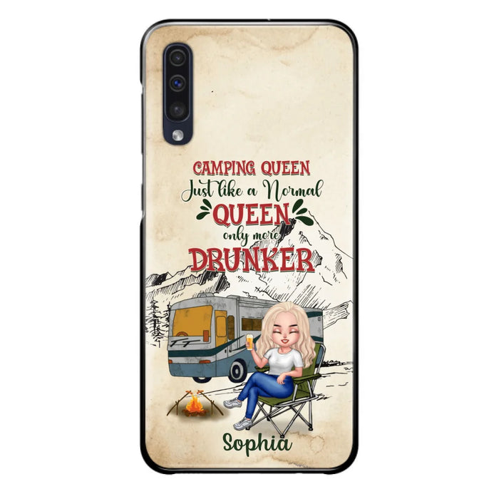 Custom Personalized Camping Queen Phone Case - Gift Idea For Camping Lovers - Camping Queen Classy Sassy And A Bit Smart Assy - Case For iPhone And Samsung