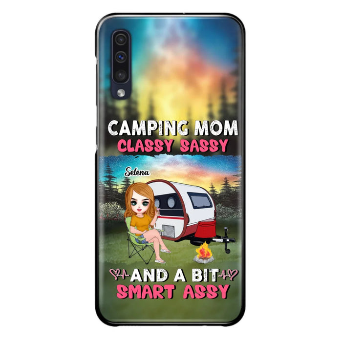 Custom Personalized Camping Mom Phone Case - Gift Idea For Camping Lover/ Mother's Day - Camping Mom Classy Sassy And A Bit Smart Assy - Case For iPhone And Samsung