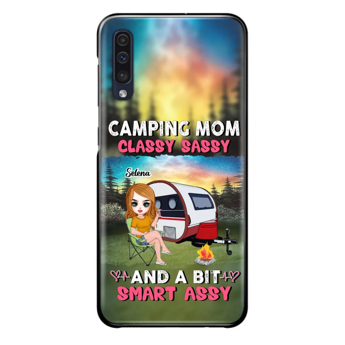 Custom Personalized Camping Mom Phone Case - Gift Idea For Camping Lover/ Mother's Day - Camping Mom Classy Sassy And A Bit Smart Assy - Case For iPhone And Samsung