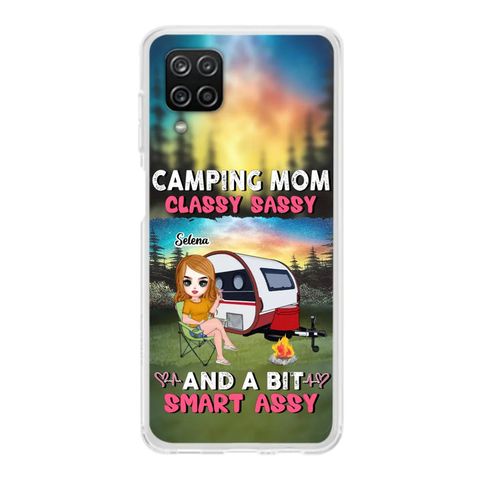 Custom Personalized Camping Mom Phone Case - Gift Idea For Camping Lover/ Mother's Day - Camping Mom Classy Sassy And A Bit Smart Assy - Case For iPhone And Samsung