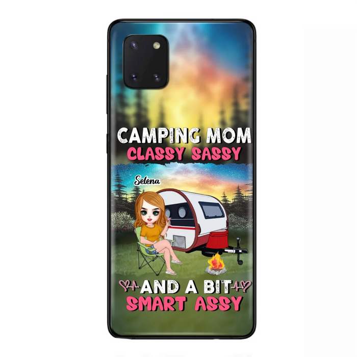 Custom Personalized Camping Mom Phone Case - Gift Idea For Camping Lover/ Mother's Day - Camping Mom Classy Sassy And A Bit Smart Assy - Case For iPhone And Samsung