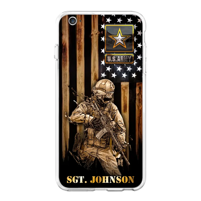 Custom Personalized Veteran Phone Case - Gift Idea For Veteran/ Soldier - Case For iPhone And Samsung