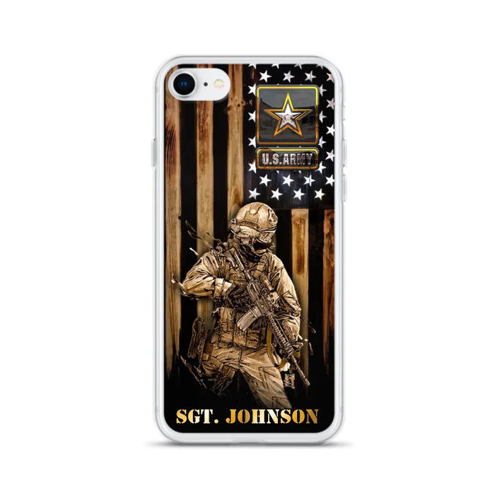 Custom Personalized Veteran Phone Case - Gift Idea For Veteran/ Soldier - Case For iPhone And Samsung