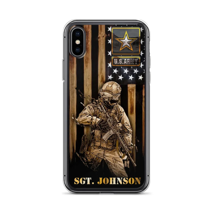 Custom Personalized Veteran Phone Case - Gift Idea For Veteran/ Soldier - Case For iPhone And Samsung