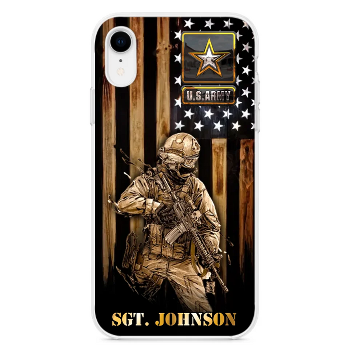 Custom Personalized Veteran Phone Case - Gift Idea For Veteran/ Soldier - Case For iPhone And Samsung