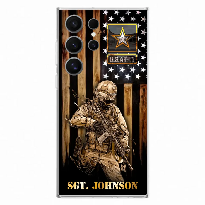 Custom Personalized Veteran Phone Case - Gift Idea For Veteran/ Soldier - Case For iPhone And Samsung