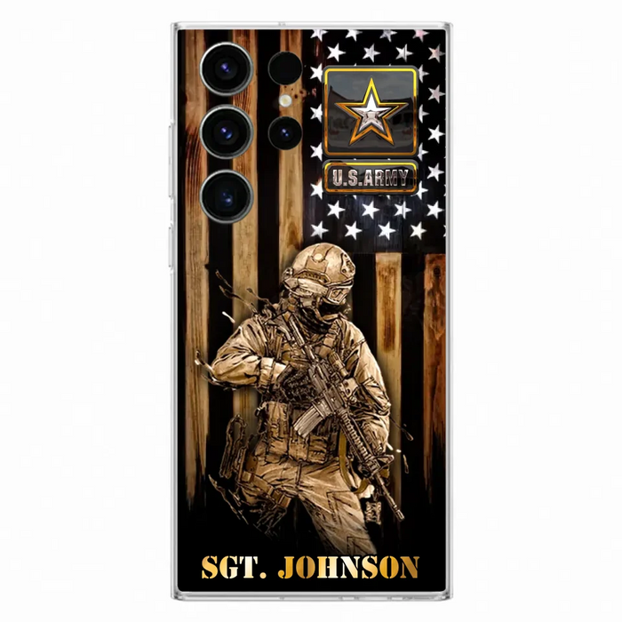 Custom Personalized Veteran Phone Case - Gift Idea For Veteran/ Soldier - Case For iPhone And Samsung