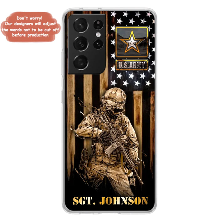 Custom Personalized Veteran Phone Case - Gift Idea For Veteran/ Soldier - Case For iPhone And Samsung