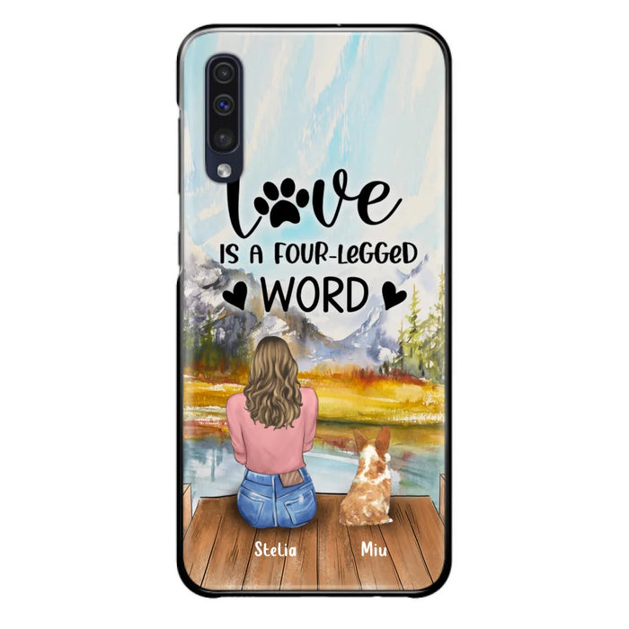 Custom Personalized Pet Mom/Pet Dad Phone Case - Gift for Dog Lovers/Cat Lovers - Up to 4 Pets - Life is better with fur babies