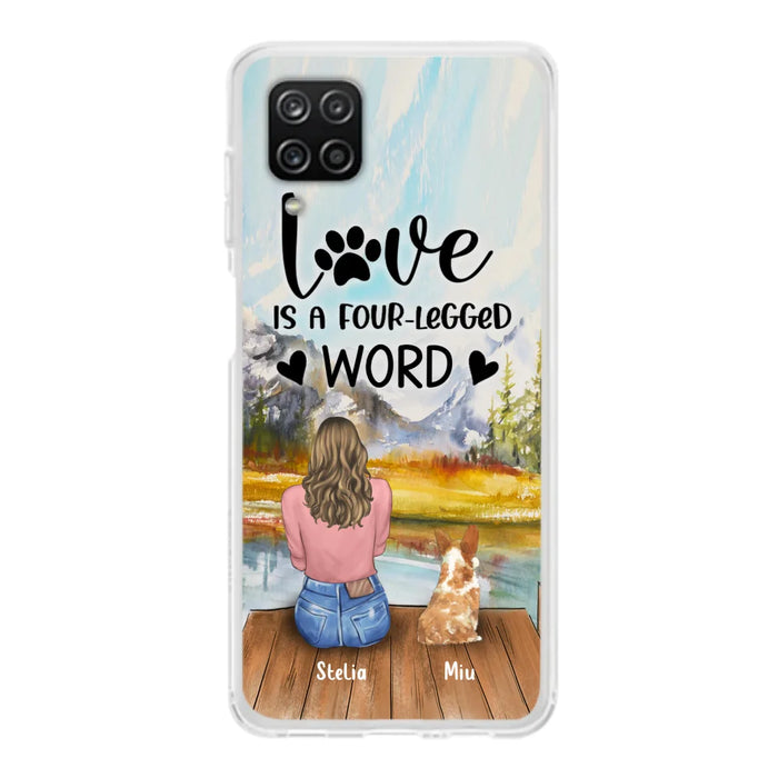 Custom Personalized Pet Mom/Pet Dad Phone Case - Gift for Dog Lovers/Cat Lovers - Up to 4 Pets - Life is better with fur babies